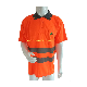 High Visibility 3m Reflective Safety Security Men′s Polo Shirt