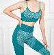 Seamless Hip Lifting Yoga Suit Fitness Suit Pants Fitness Suit Bra Two Pieces Breathable manufacturer