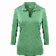 Women′ S Casual V Neck Tops 3/4 Sleeve Polo Shirts manufacturer