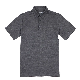 Men′s Grey Merino Wool Polo Shirt