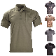 Custom T-Shirt Camouflage Outdoor Quick Dry Custom Logo Men′ S Black Men′ S Tactical Polo Shirt manufacturer