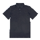 Men′s Black Merino Wool Polo Shirt