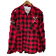 Customize Woven Label Flannel Shirt Men manufacturer