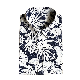 Popular Allover Printing Floral Street Wear Men Satin Beach Hawaiian Shirts Summer manufacturer