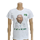 White Poly Print Election Tee Shirt