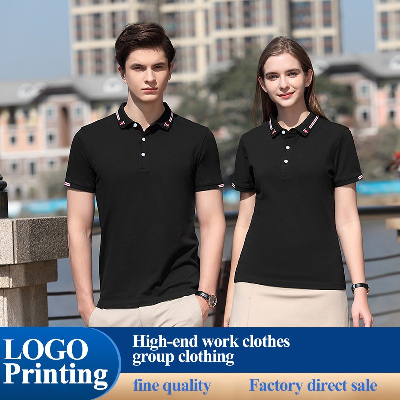 Cultural Advertising Shirt Polo Custom Summer Short-Sleeved Shirt