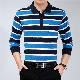 Wholesale Casual Clothes Golf Wear Multiple Classical Stripes Polo Tee Shirt manufacturer