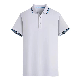 Manufacture White Short Sleeve Polo Golf Custom 100% Cotton with Embroidery Logo Polo Neck Mens T-Shirt manufacturer