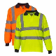 Armor Comfortable Hi-Vis Long Sleeve Polo Shirts with Reflective Tape manufacturer