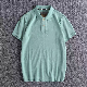 Custom Embroidered Mens Golf Polo Shirts Logo Cotton Spandex manufacturer