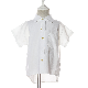 Classical White Polo Shirts for Boys with One Pocket