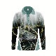 Custom Pattern Fishing Clothing Long Sleeve Quick Drying Polo Fishing Shirt manufacturer