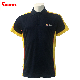 Aibort Men′s Polyester Cotton Aero Mesh Black Polo Shirts (POLO-102) manufacturer