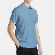 Plain Short Sleeve Custom Logo Navy Blue Men Polo Shirts manufacturer