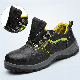 ESD Safety Shoes with Velcro Leather Material