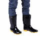Waterproof Rain Boots Mens PVC Injection Safety Rain Shoes Working Wellington Shoes manufacturer