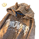 Custom Logo Embroidered Full Zip up Horn Hoodie manufacturer