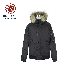 Windproof Hoodies Jackets for Men Outdoor Street Wear Down Coat Men Polyester Zip up Filled Jacket manufacturer