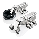 Galvanized Straight Arm 26mm/35mm 3D Cabinet Glass Door Pivot Hinge manufacturer