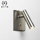 LED Wall Sconces Lamp Aluminum Switch Recessed Reading Wall Light manufacturer