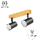 GU10 Spotlight 1/2/3 Heads Wood Metal Ceiling Spotlight manufacturer