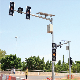 12V/2V Wireless Solar Traffic Light System Single Lamp for Street