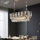 Oval Shape Modern Luxury Fancy Indoor Crystal Pendant Lamp Chandeliers Lighting manufacturer