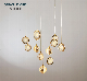 Ocean Lighting New Pendant Golden Customized Bubble Ball Crystal Chandelier Stair Pendant Lamp manufacturer