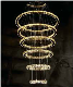 Modern Fashion Square LED Crystal Chandelier Pendant Light for Living Room/Restaurant manufacturer