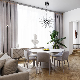 Crystal Chandelier Restaurant Living Room Glass Pendant Lights Column Round LED Chandelier manufacturer
