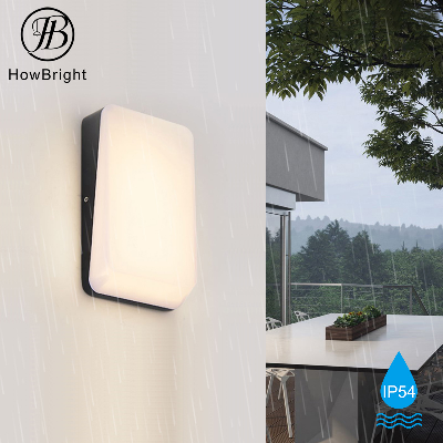 White Black LED Aluminum IP54 Wall Light Outdoor Wall Lamp