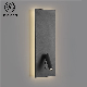Indoor Aluminum Wall Lamp IP20 White Black Square Night Light with Switch Rotating LED Reading Bed Wall light manufacturer