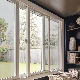 Modern Guangdong Triple Glazed Pictures Black Sliding Metal Aluminium manufacturer