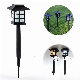 Factory Manufacturer LED House Shape Solar Garden Lawn Light manufacturer