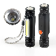 Yichen Compact Zoomable USB Rechargeable LED Flashlight with COB Torch Light manufacturer