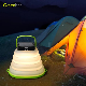 LED Camping Light USB Rechargeable Portable Camping Lantern Foldable Solar Tent Lamp manufacturer
