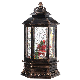 New Christmas Decoration Lamp Christmas LED Snow Lantern with Santa manufacturer