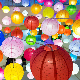 Handmade Crafts Paper Lantern Ball for Holiday Celebration