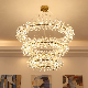 Modern LED Luxury Crystal Chandelier Rings Flower Crystal Chandelier (WH-NC-82)