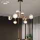 Indoor Deluxury Meatel Lighting Modern Wholesale Tiffany Lamp Crystal Chandelier manufacturer