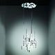 Modern Clear Grey Amber Glass Creative Chandelier Scandinavian (WH-MI-86)