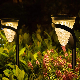 2 in 1 Waterproof LED Solar Garden Lights Pathway Wall Hanging Decorative Landscape Cone Camping Light Lamp manufacturer