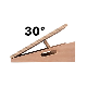 Fitness Equipment Gym Wooden Inclined Tension Plate Adjustable Leg Stretch Board manufacturer