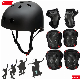 Adjustable Protective Wrist Elbow Knee Pads Set Skate Protective Gear with Helmet manufacturer