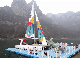China Factory Fiberglass 10m Catamaran Sailboat for Sightseeing manufacturer