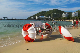 3 HDPE Wheels Aluminum Alloy Frame Three Wheel Water Tricycle Water Trike manufacturer