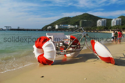 3 HDPE Wheels Aluminum Alloy Frame Three Wheel Water Tricycle Water Trike