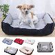 Soft & Comfortable Cuddler Reversible Removable Washable Pet Sofa Bed with Bone Pattern manufacturer