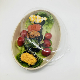 Biodegradable Sugarcane Bagasse Paper Pulp Salad Bowl with Pet Lid manufacturer