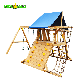 Tpc Custom Wood Cedar Outdoor Children Playground Can Accommodate 5-10 Children manufacturer